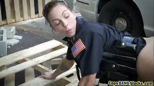 Female Cop Fucking - Two female cops fuck a black dude as his punishement - XVIDEOS.COM
