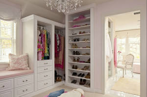 closet - This one is my favorite. I want to go live in this pretty, pretty