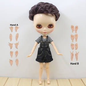japanese shota doll - Free shipping Nude Blyth Doll Male Romantic Shota 40BL9219 deep purple hair  Suitable For DIY Changing