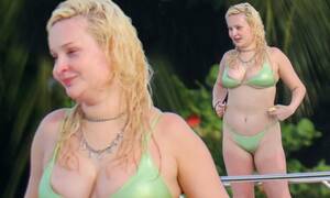 kim petras nude shemale - Kim Petras is gorgeous in tiny green bikini as she enjoys fun in the sun  with pals on yacht in Miami | Daily Mail Online