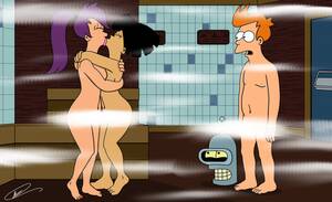 futurama porn lesbian sex - Philip J. Fry spying on lesbian fun Futurama girls cartoon . â€“ Futurama Porn