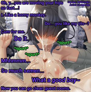 Hentai Girls Porn Captions - Futa Joi CEI (63 photos) - porn