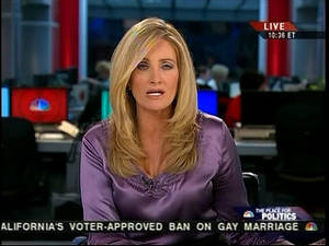 Gerri Willis Porn - BvG is a genius. . I had that dream again last night. . I'm sitting in my  living room between Gerri Willis of the Fox News Network and Alex Witt from  MSNBC.