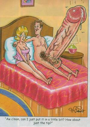 abnormally huge cock cartoon - Enormous Cock Toons - Sexdicted