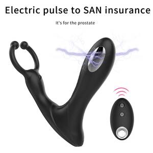 anal dildo insurance - BOMBOMDA 7 Speeds Electric Shock Prostate Massager