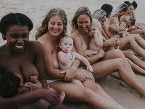 lactating beach nipples - These Beach Breastfeeding Photos Are Empowering New Moms | CafeMom.com