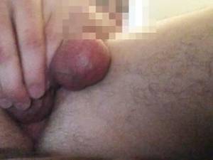 monster cock in own ass - Young boy self fucks his ass with his own cock and cums