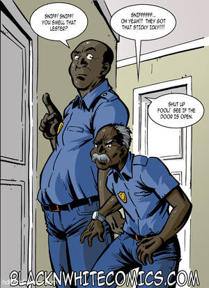 Black Cop Gay Porn Cartoon - BlackNwhite- Campus Police free Cartoon Porn Comic | HD Porn Comics