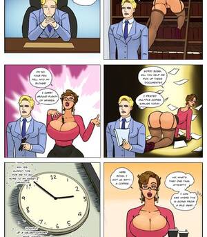 big breasted secretary sex cartoons - Secretary Jones comic porn | HD Porn Comics