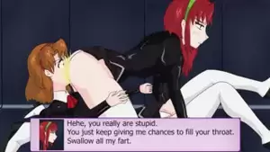 Anime Lesbian Fart Porn Caption - Maypia gives Rion mouth farts (lanwoof) | xHamster