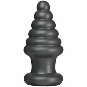 bulbous anal dildo - American Bombshell Destroyer Anal Plug Gray Sex Toy Product
