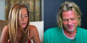 Angelina Jolie Blowjob - Brad Pitt & Jennifer Aniston Recreated A Dirty Scene From â€œFast Timesâ€ -  NowThis
