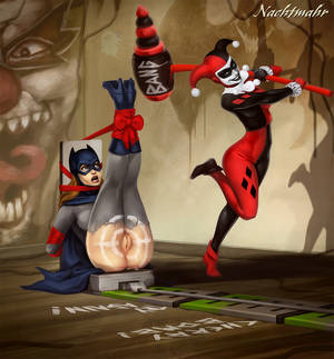 Harley Quinn Batgirl Hentai Porn - Harleys Strongman Game \