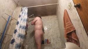 chubby shower porn videos cumming - Fat boy jerks in shower then eats cum - Free Porn Videos - YouPornGay