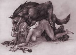monster werewolf sex cartoon - Lust for monsters, demons and other creatures