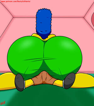 Marge Simpson Booty Porn - THICC Marge Simpson on Top by bxBLAZExd on DeviantArt