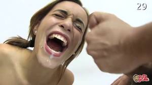 Cute Cumshots - Thirty cumshots land on this cute slut