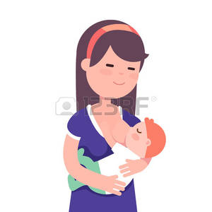 Beautiful Mother Cartoon Porn - Double breastfeeding cartoon porn - Stock vector beautiful mother  breastfeeding her baby child holding him in