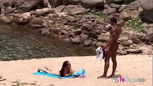 interracial nudist fun - The massive cocked black dude picking up on the nudist beach. So easy, when  you're armed with such a blunderbuss. - XVIDEOS.COM