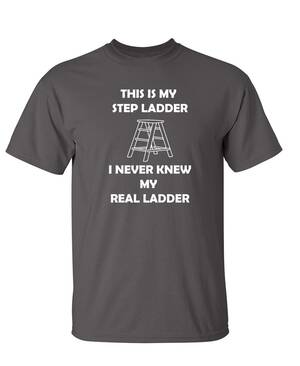 Funny Midget Ladder Porn - This is My Step Ladder Sarcastic Humor Graphic Novelty Funny T Shirt Youth  and Tall Sizes - Etsy