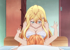 Blonde Haired Anime Porn - Xbooru - 2girls anime bed big breasts blonde hair bra breasts brief nude  gif hair hentai laying multiple girls orange hair pillow red hair redhead  sleeping | 599427