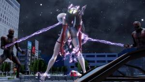 3d Ultrawoman Porn - Ultragirl is attacked by the light emitted by the monster