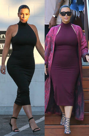 Black Dress Torn - Pregnant Kim Kardashian Is Obsessed With Ronny Kobo Dressesâ€”Get the Scoop  Straight from Her
