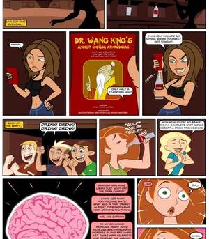Cartoon Strip Porn - Kim Possible - Spin, Sip & Strip! comic porn | HD Porn Comics