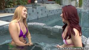 blonde and redhead lesbian orgy - StepSiblings Redhead blonde babes lesbian sex - XVIDEOS.COM