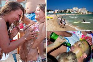 drunk party naked beach videos - Holiday rep reveals what REALLY happens at the notoriously wild Sunny Beach  party resort in Bulgaria | The Irish Sun