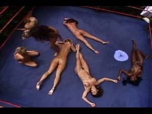 lesbians wrestling nude - 