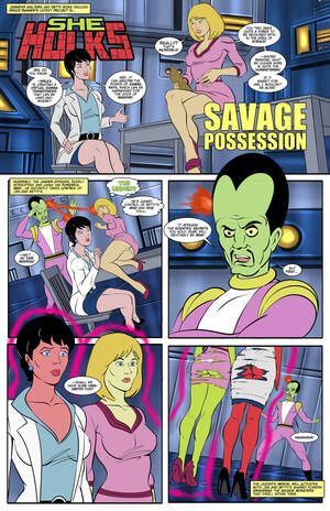 He She Porn Tranformation - She-Hulk: Savage Possession [Tim Phillips] â€¢ Free Porn Comics