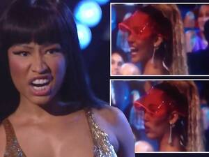 Miley Cyrus Nicki Minaj Porn - Miley Cyrus' HORRIFIED reaction to Nicki Minaj 'b****' attack at MTV VMAs -  Mirror Online
