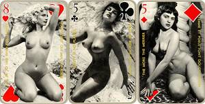 1930s Nazi Vintage Cum Shot - Playing Cards Deck 507