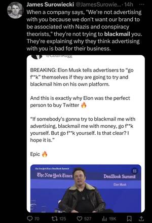 Nazi Blackmail Porn - So it's a boycott when Republicans won't buy Bud Light, but it's blackmail  when companies won't buy ads from him. : r/WhitePeopleTwitter