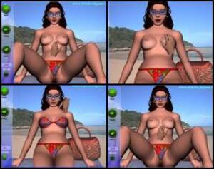 beach boobs games - Beach Girl - 3D Porn Games