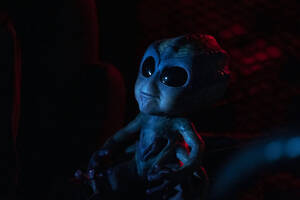 Creating Alien Babies Porn - Resident Alien: Was the baby alien a puppet or CGI? Or both? | SYFY WIRE
