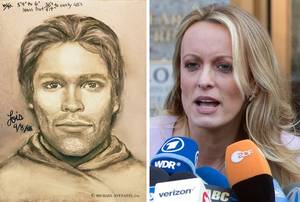 Cheeks Magazine Girls Of Porn - An artist's drawing, left, released by attorney Michael Avenatti shows a  sketch of the