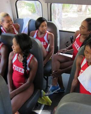 Black School Bus - Black teen lesbian girlfriends strip on school bus Porn Pictures, XXX  Photos, Sex Images #3111045 - PICTOA