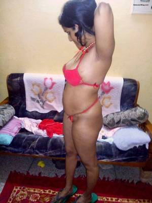 girls suck cum in panty - South Indian wife sucking cock showing tits in bikini bra panty pics (3)