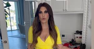 Kimberly Guilfoyle Porn Career - Kimberly Guilfoyle Mocked For Fixing Her Dress During Podcast: Watch