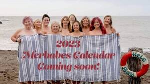 exotic naked beach fun - Women strip off for cheeky calendar on cold beach to promote body  positivity - Daily Star