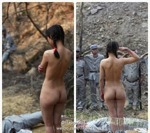 japanese nudist - Naked Chinese Girl Salutes Soldiers In Anti-Japanese Drama, Netizens  Express Dismay And Scorn | Beijing Cream
