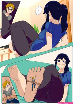 giantess anime foot fetish hentai - Giantess anime feet - Anime15