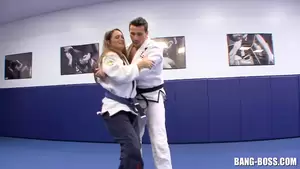 karate trainer - Karate Trainer fucks his Student right after ground fight - Sunporno