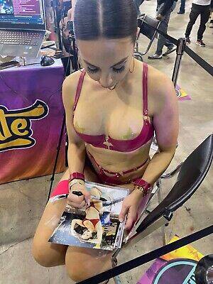 Melissa Benoist Porn - Melissa Stratton Chaturbate Cam Signed 8x10 Photo Adult Porn Model COA  Proof 56 | eBay