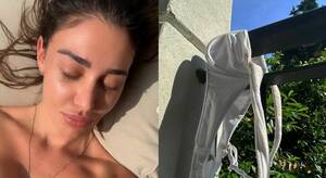 Belen Rodriguez - Belen, primo topless della stagione. Il dettaglio hot scatena i follower:  Â«MeravigliosaÂ»