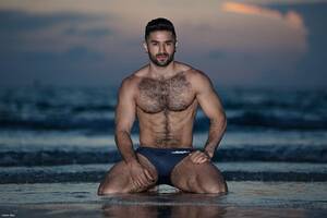 hairy amateur nude beach sex - 111 Muscle Man Photos, Mostly Hairy, by Claus Pelz