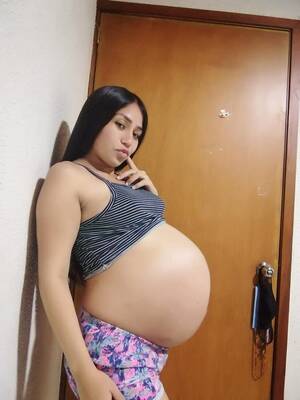 hot pregnant latinas nude - Chanel latina belly - 63 photo