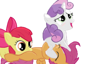 Apple Bloom Sex Gif - 743890 - explicit, artist:swfpony, apple bloom, scootaloo, sweetie belle,  earth pony, pegasus, pony, unicorn, ahegao, animated, blushing, bow, cmc  threesome, cum, cunnilingus, cutie mark crusaders, eyes closed,  facesitting, female, filly, filly on